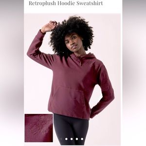 NWT Athleta retro plush hoodie sweatshirt